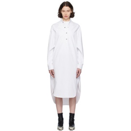 케이트 KHAITE White Seffi Denim Midi Dress 242914F054000