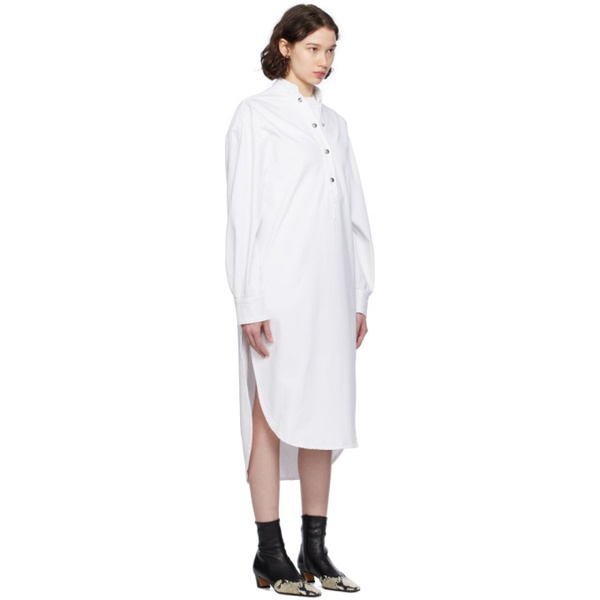  케이트 KHAITE White Seffi Denim Midi Dress 242914F054000