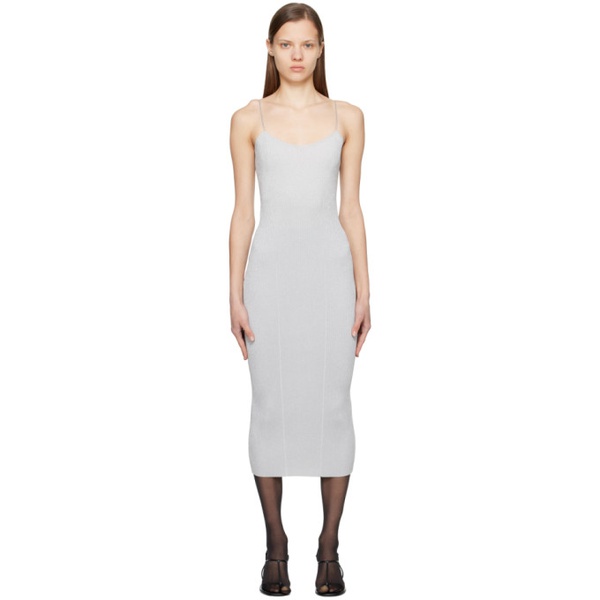  케이트 KHAITE Silver The Pilar Midi Dress 231914F054003