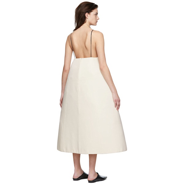  케이트 KHAITE 오프화이트 Off-White The Oma Midi Dress 221914F054006