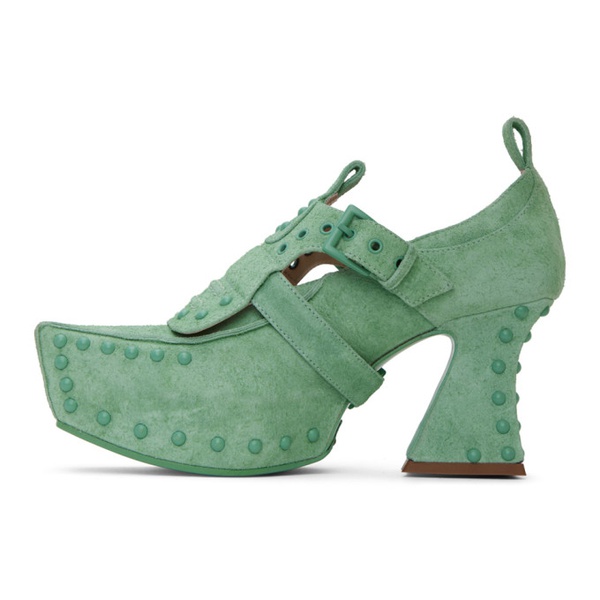  노울스 KNWLS Green Precious Heels 222148F122001