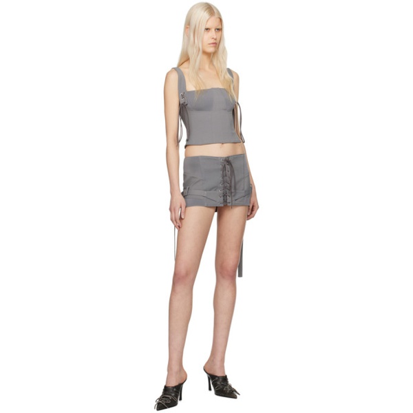  노울스 KNWLS Gray Lethal Camisole 241148F111011