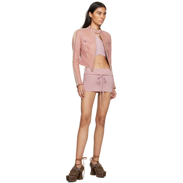  노울스 KNWLS Pink Cali Miniskirt 231148F090005
