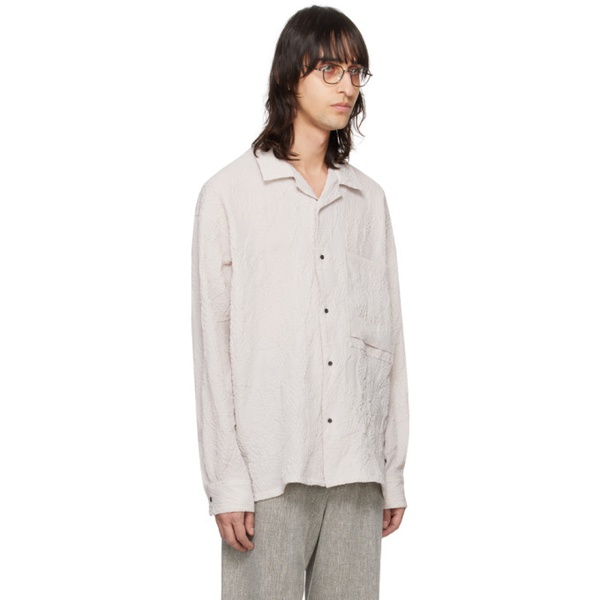  KOZABURO 오프화이트 Off-White Button Shirt 241061M192006
