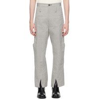 KOZABURO Black & White Dexter Trousers 241061M191006