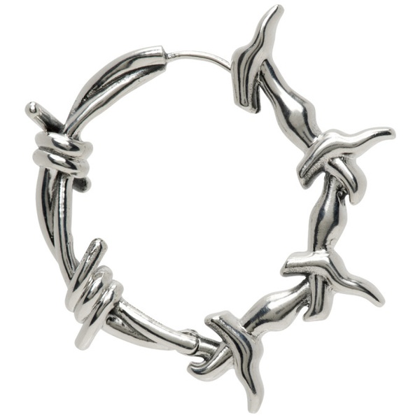  KUSIKOHC Silver Half Thorn Single Earring 232216M144001