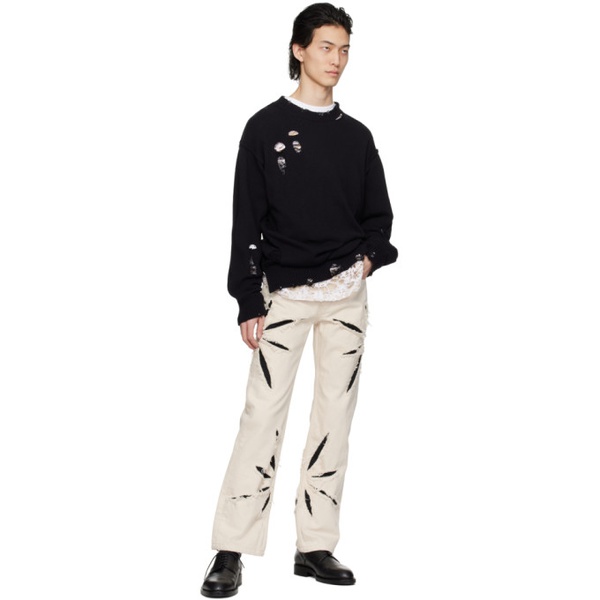  KUSIKOHC 오프화이트 Off-White Origami Cut-Out Jeans 241216M186003