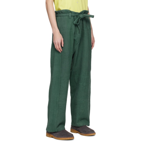  Kartik Research Green Judo Trousers 241224M191007