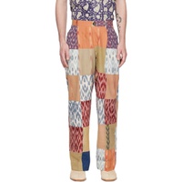 Kartik Research Multicolor Patchwork Trousers 231224M191005