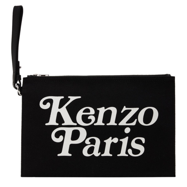  Black Kenzo Paris Large Pouch 241387M171000