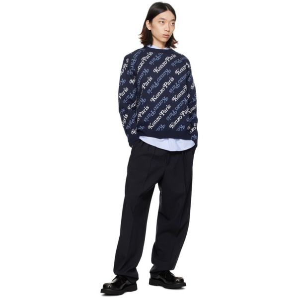  Blue Kenzo Paris VERDY 에디트 Edition Sweater 241387M201002