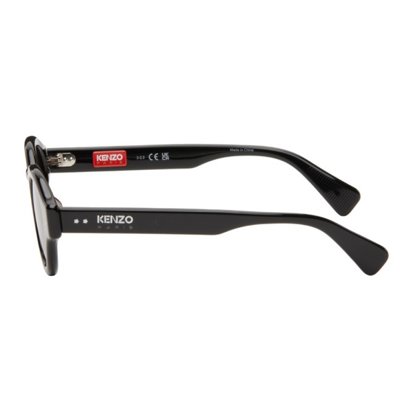  Black Kenzo Paris Boke Flower Sunglasses 242387M134005