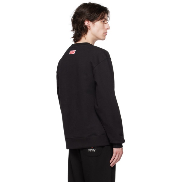  Black Kenzo Paris Boke Flower Sweatshirt 232387M204005