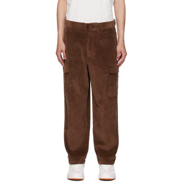  Brown Kenzo Paris Straight-Leg Cargo Pants 232387M188001