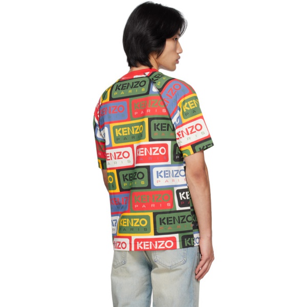  Multicolor Kenzo Paris Labels T-Shirt 231387M213009