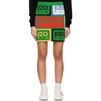 Multicolor Kenzo Paris Label Miniskirt 231387F090004