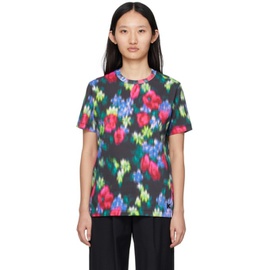 Kenzo Multicolor Print Loose T-Shirt 221387F110004