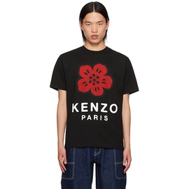 Black Kenzo Paris Boke Flower T-Shirt 242387M213026