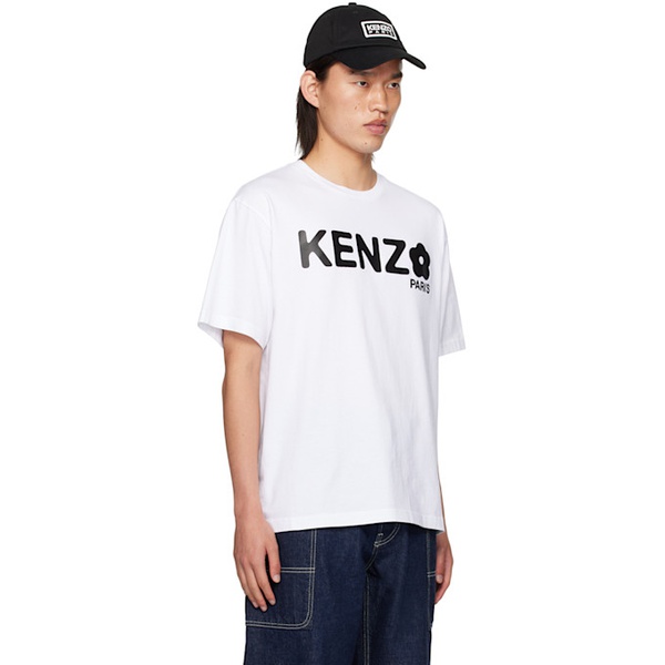  White Kenzo Paris Boke Flower 2.0 T-Shirt 242387M213017