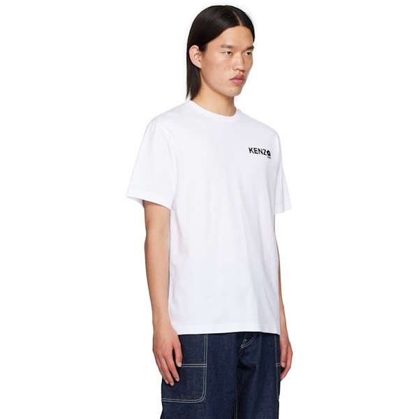  White Kenzo Paris Boke Flower 2.0 Classic T-Shirt 242387M213019