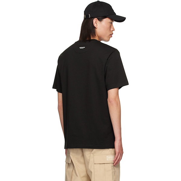 Black Kenzo Paris Boke Flower T-Shirt 242387M213012