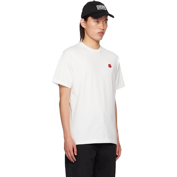  White Kenzo Paris Boke Flower T-Shirt 242387M213015