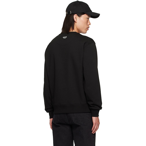  Black Kenzo Paris Boke Flower Sweatshirt 242387M204004