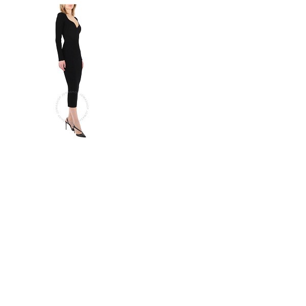  케이트 Khaite Ladies Black Alessandra Midi Dress 8726400