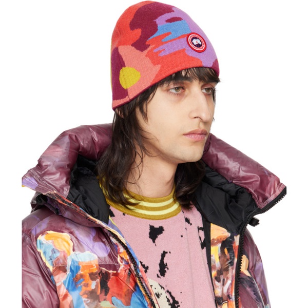  KidSuper Multicolor 캐나다구스 Canada Goose & NBA 에디트 Edition Arctic Disc Beanie 241014M138006