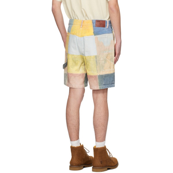  KidSuper Multicolor Check Shorts 241842M193003