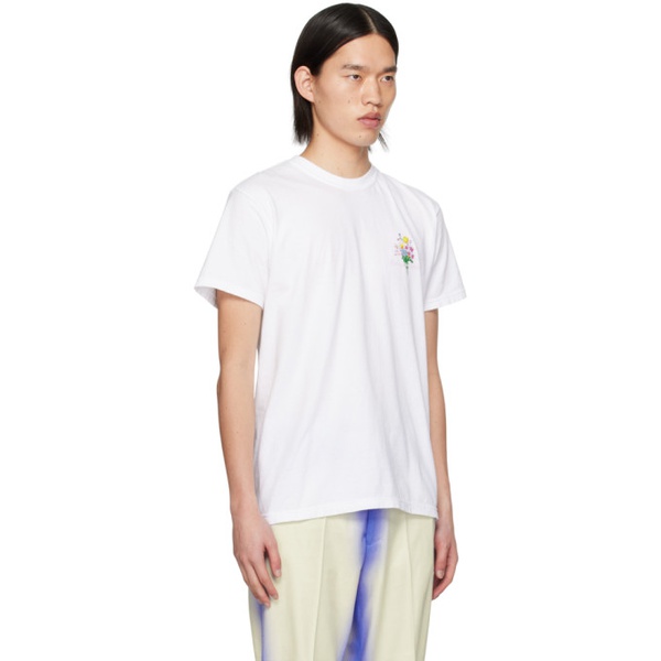  KidSuper White Growing Ideas T-Shirt 241842M213001