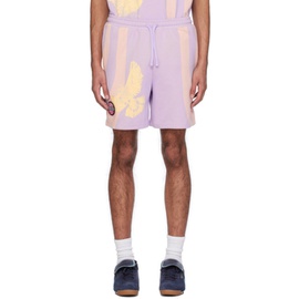 KidSuper Purple & Pink Puma 에디트 Edition Shorts 242842M193000