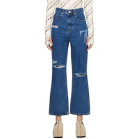 기준 Kijun Blue Guggenheim Jeans 232586F069003
