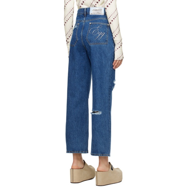  기준 Kijun Blue Guggenheim Jeans 232586F069003