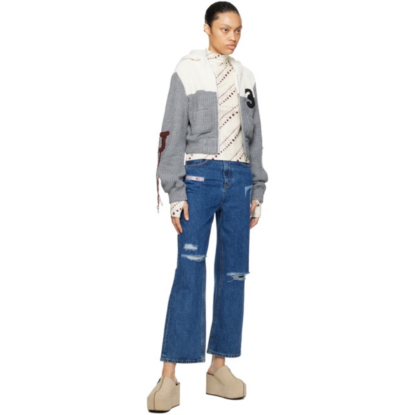  기준 Kijun Blue Guggenheim Jeans 232586F069003