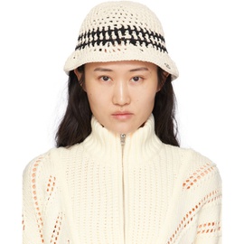 기준 Kijun 오프화이트 Off-White Crochet Bucket Hat 241586F015000
