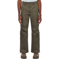 기준 Kijun Gray Woody Cargo Pants 232586M201001