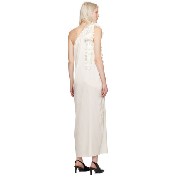  키카 바르가스 Kika Vargas SSENSE Exclusive White Aretha Maxi Dress 241593F055004