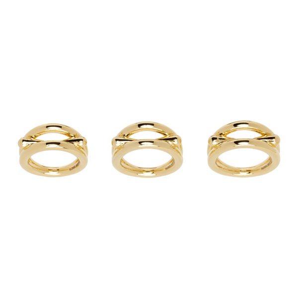  키코 코스타디노브 Kiko Kostadinov Gold Thorn Ring Set 241985F024000