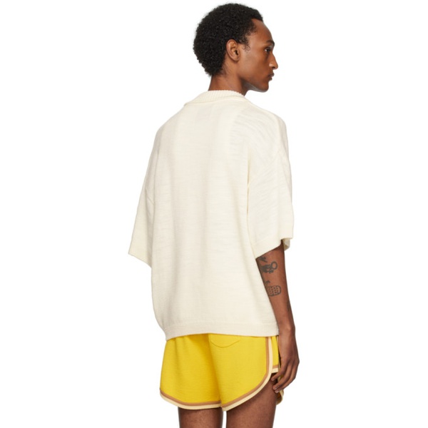  King & Tuckfield 오프화이트 Off-White Oversized SL Polo 241564M212007