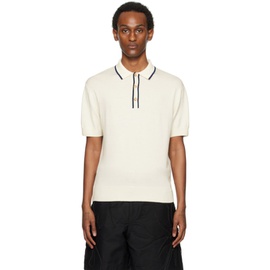 King & Tuckfield 오프화이트 Off-White Textured Polo 241564M212006