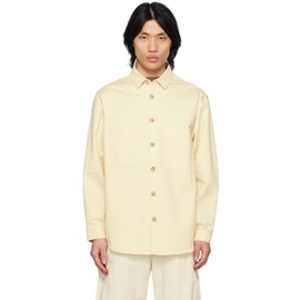 King & Tuckfield Yellow Patch Pocket Shirt 231564M192003