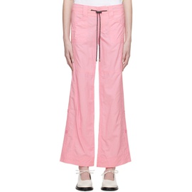 KkCo Pink Roll Up Trousers 231927F087005