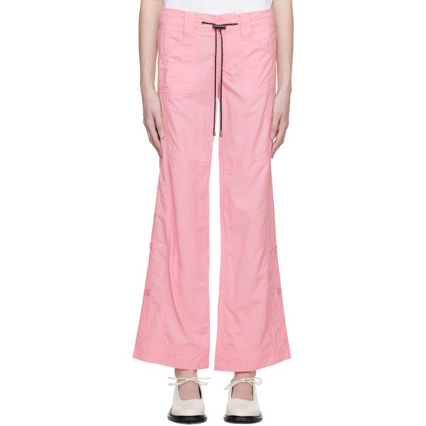  KkCo Pink Roll Up Trousers 231927F087005