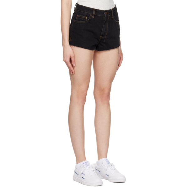  수비 Ksubi Black Kali Denim Shorts 241088F088012