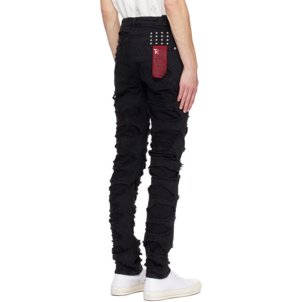  수비 Ksubi Black Trippie Redd 에디트 Edition Chitch Shredded Jeans 241088M186084