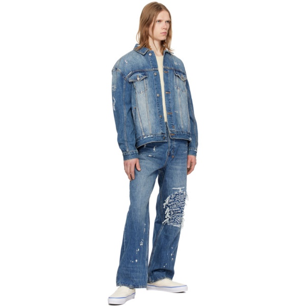  수비 Ksubi Blue Maxx Jeans 241088M186064