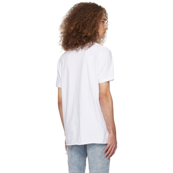  수비 Ksubi White Seeing Lines T-Shirt 241088M213006