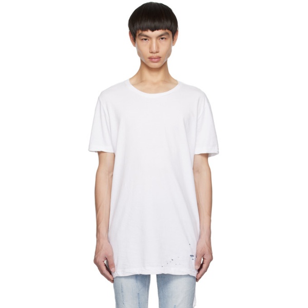 수비 Ksubi White Sioux T-Shirt 232088M213026