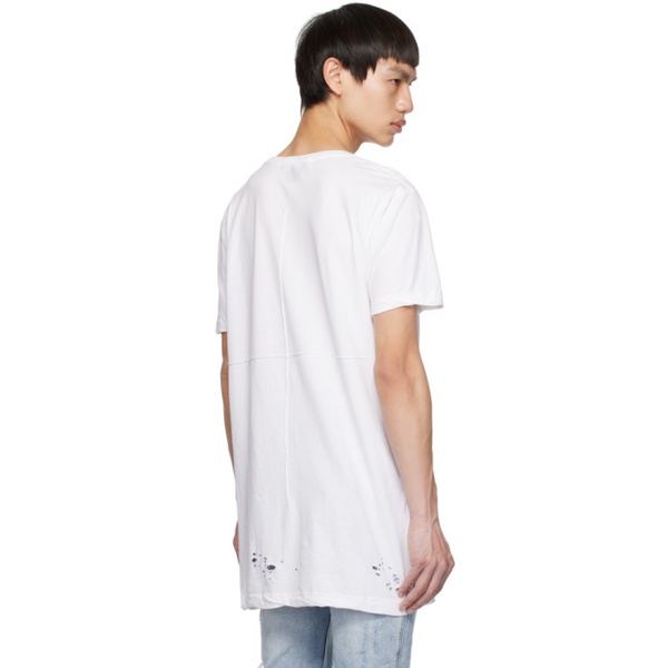  수비 Ksubi White Sioux T-Shirt 232088M213026